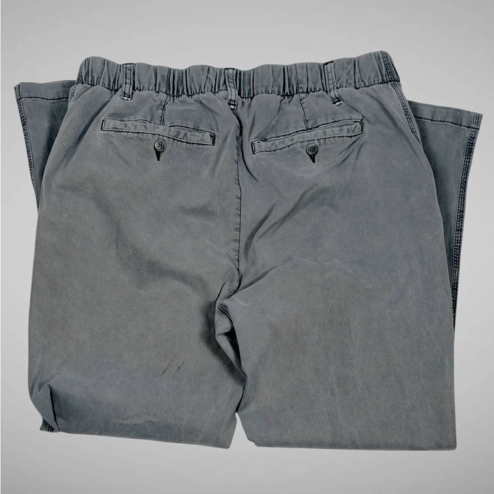 Old Navy Gray Easy Chino Pants Cotton Blend Stretch – Women’s Size Large